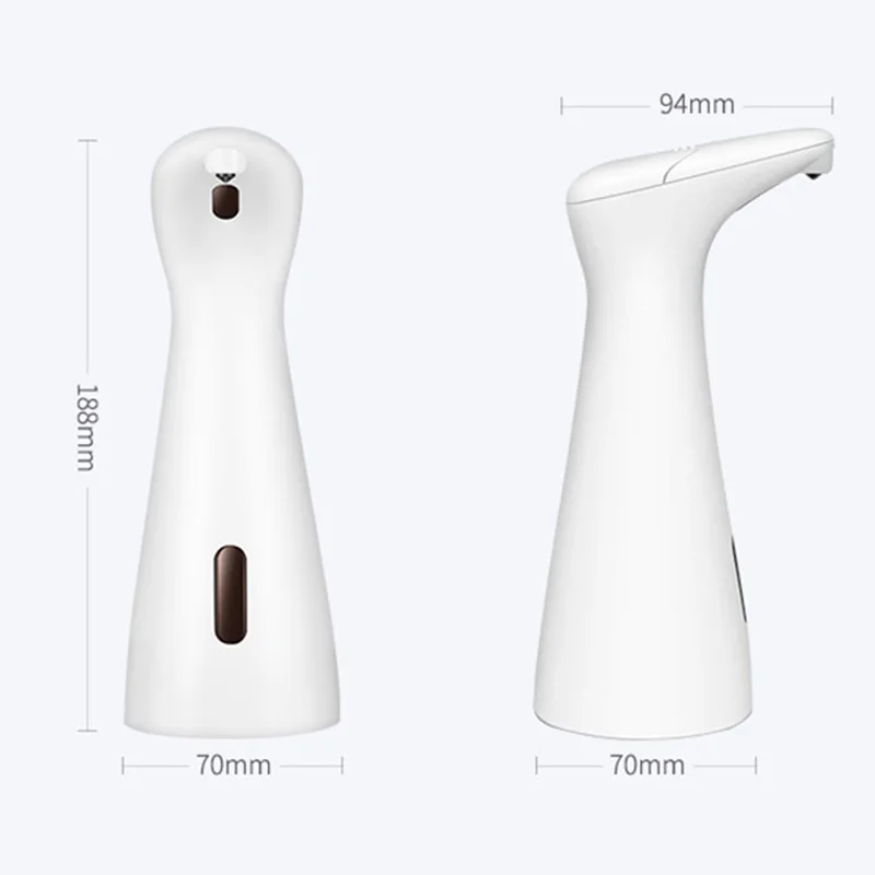 

200ML Automatic Soap Dispenser Auto Intelligent Sensor Induction Touchless Foam Hand Washing Dispenser for Kitchen Bathroom