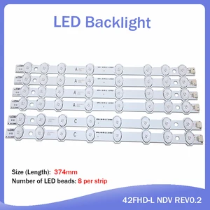 Светодиодная лента для подсветки телевизора Hitachi 42 