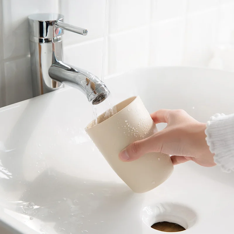 Новая креативная плотная круговая пластиковая одноцветная чашка для воды