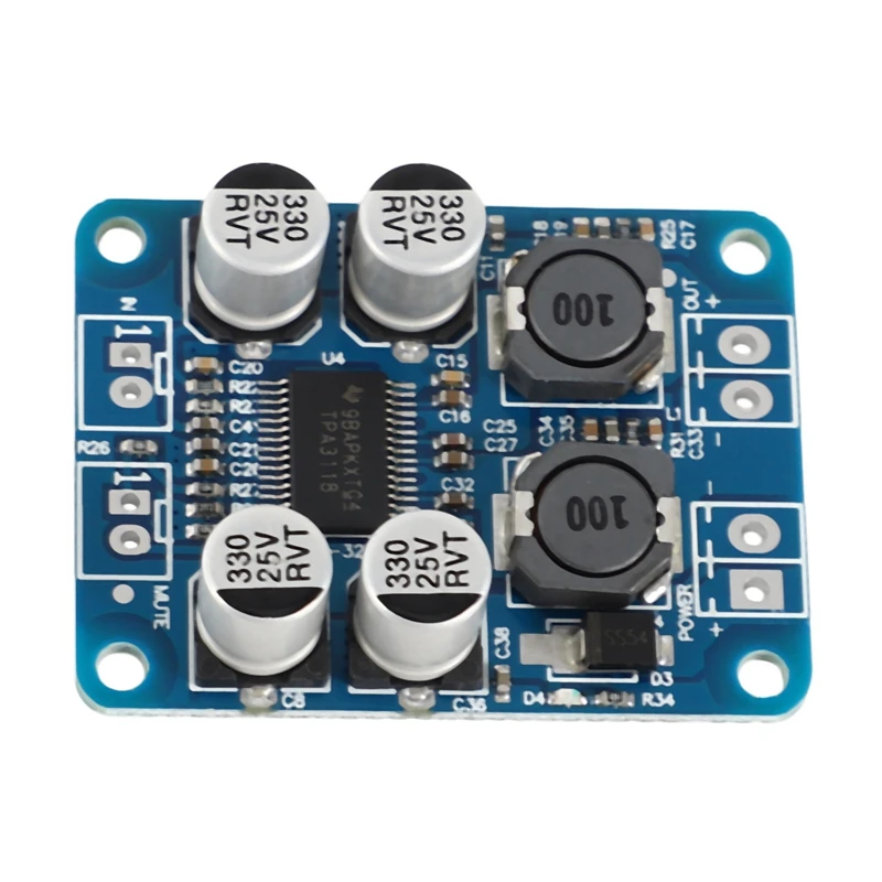 

10Pcs TPA3118 PBTL Mono Digital Amplifier Board 1X60W 12V 24V POWER AMP