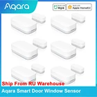 Умный датчик открытия окон и дверей, беспроводное соединение Zigbee, дистанционное управление, умный дом, работа с приложением Mijia Apple Homekit