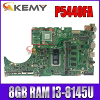 original p5440fa mainboard p5440 p5440f p5440fa 8gb ram i3 8145u cpu for asus laptop motherboard
