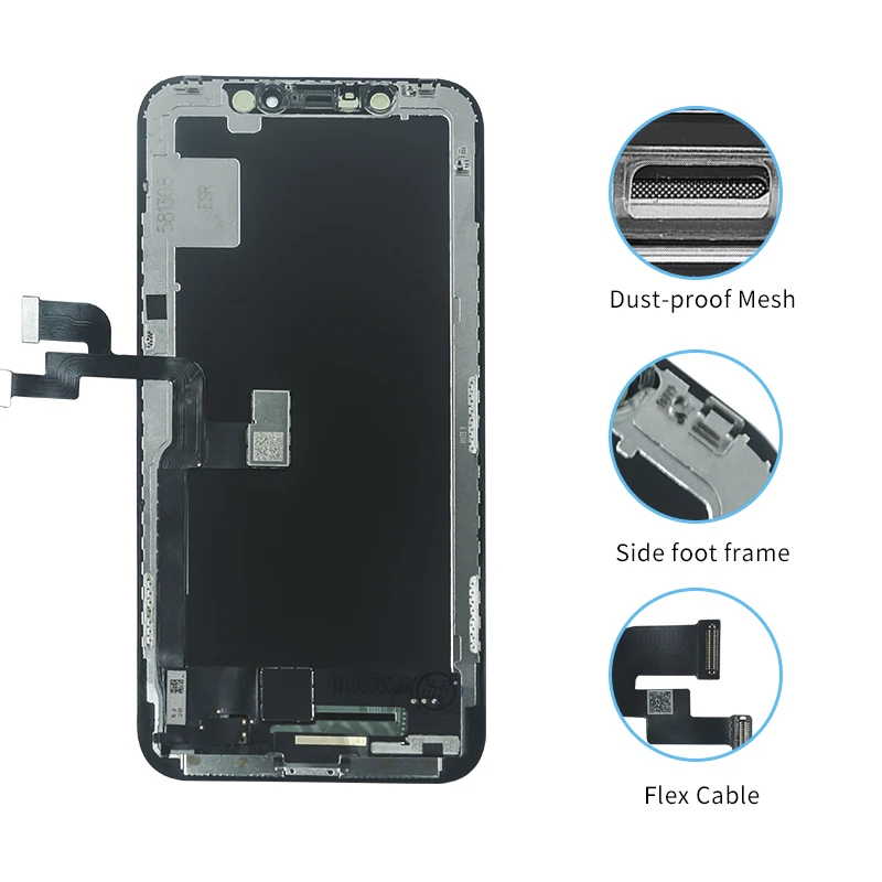 5 шт. AAA +++ Pantalla Incell для Iphone X OLED GX OEM ЖК дисплей сенсорный экран с 3D сенсорным