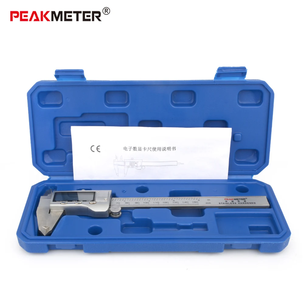 Измерительный инструмент из нержавеющей стали цифровой суппорт 6''150mm messchieber Paquimetro измерительный инструмент штангенциркуль