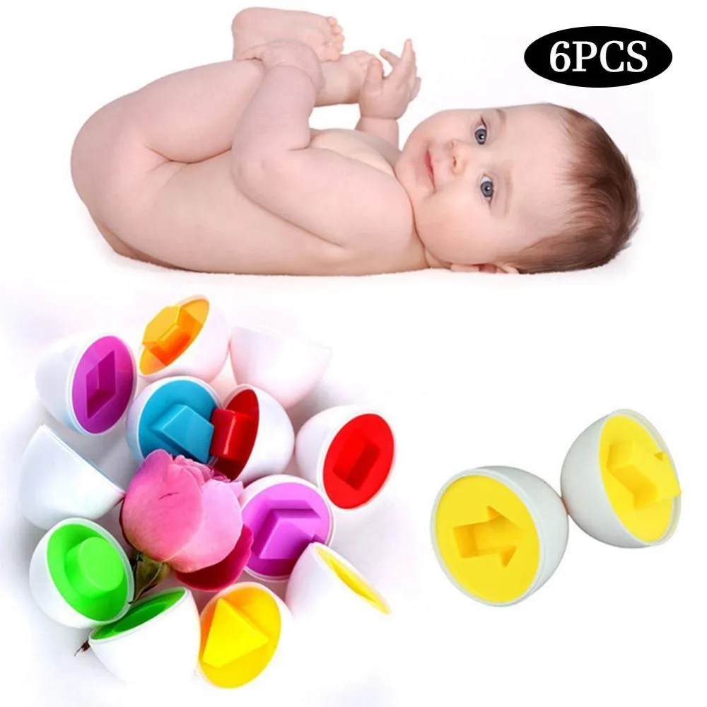 Хит продаж 6 лоток для яиц/Набор Обучающие игрушки смешанные Форма мудрый