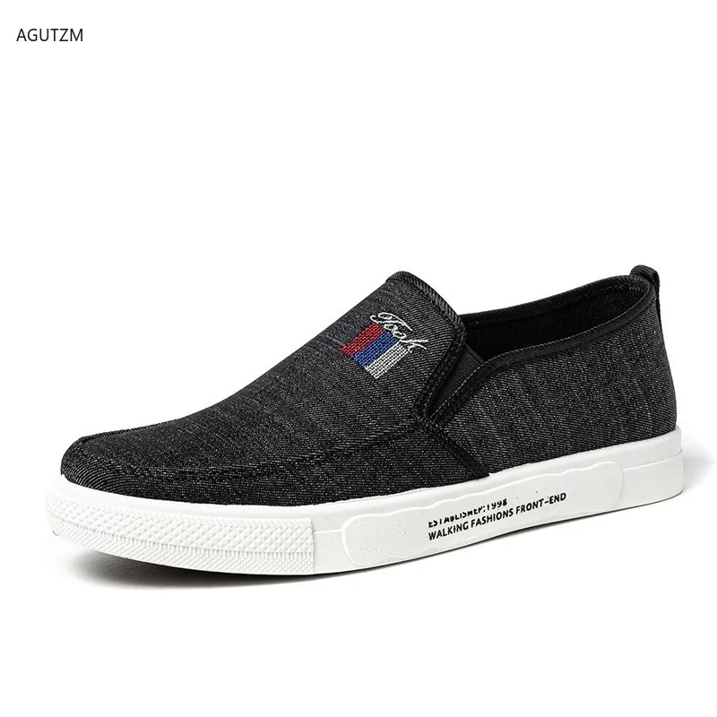 

Flat Men Casual Shoes Canvas Shoes For Men Denim Loafers Shoes Breathable Men Fashion Sneakers Men Walking Shoes Male Footwear