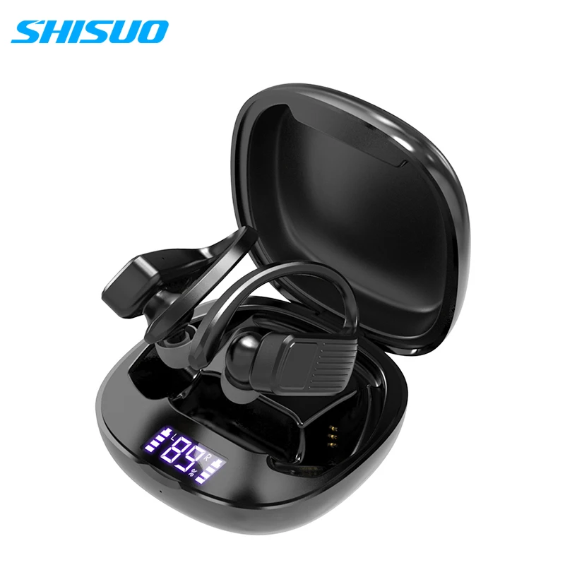 SHISUO наушники-вкладыши TWS Bluetooth 5 0 наушники беспроводные ушные гарнитура Спорт