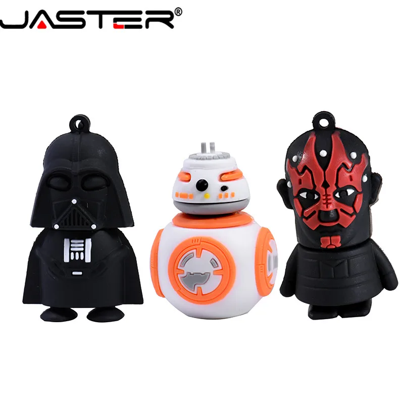 JASTER USB флешка Звездные войны йода/Дарт Вейдер флэш-накопитель 4 ГБ 8 ГБ 16 ГБ 32 ГБ 64 ГБ флеш-накопитель USB 2,0 подарки Chiavetta USB Cle USB