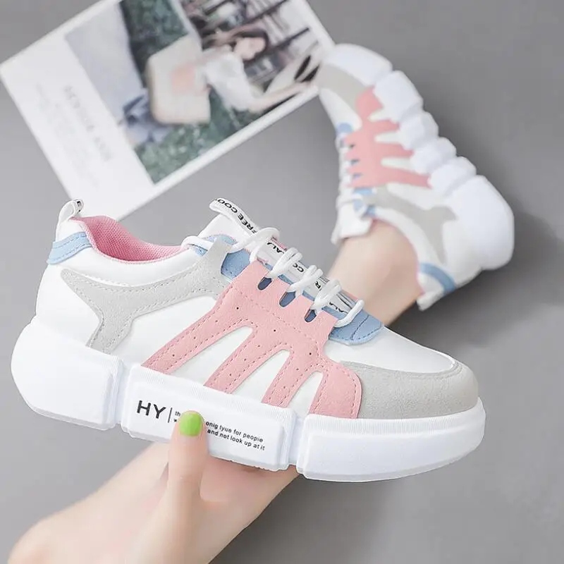 

Chunky women2020 New Spring Women casual shoes Breathable Mesh platform Sneakers Women New Fashion mesh sneakers shoes woman