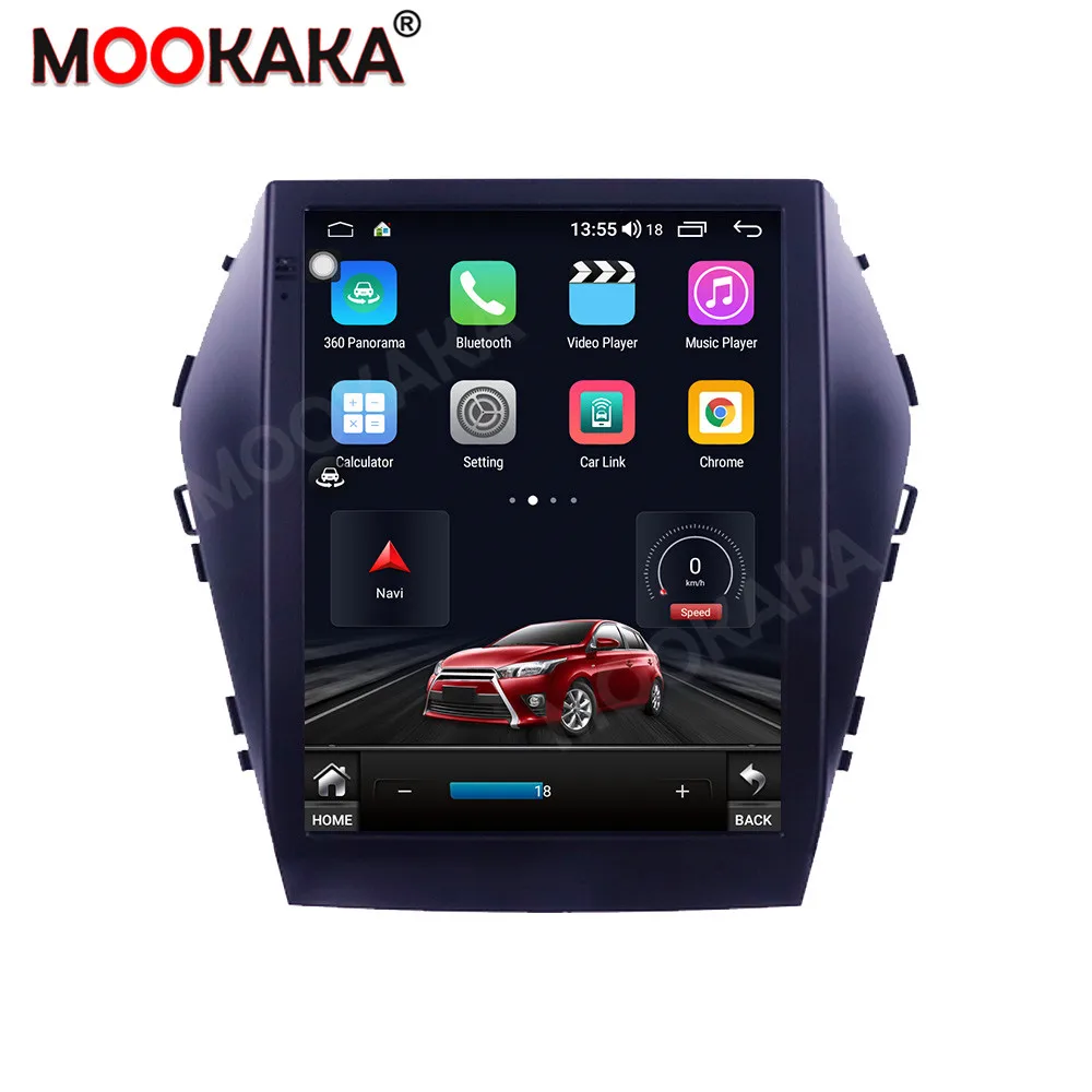 저렴한 안드로이드 무선 카플레이, 현대 산타페 IX45 자동 서라운드 뷰 카메라 자동차 멀티미디어 플레이어 스테레오 라디오 GPS 네비게이션