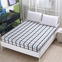 1pc100 polyester high grade printing fitted sheet adjustable elastic mattress cover all around customizable size