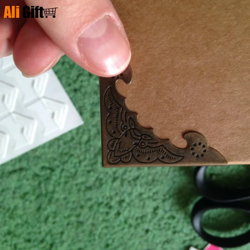 Пустая Обложка альбом с листьями в сдержанном стиле крафт бумага дневник ручная