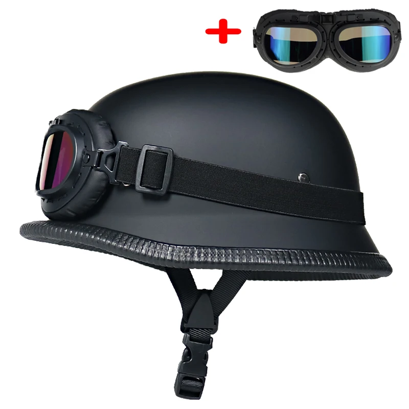 Cruiser motorcycle helmet capacete retro cascos para moto World War II half | Автомобили и мотоциклы