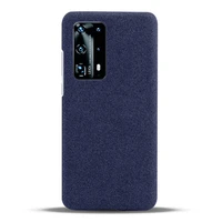 Luxury Febric Cloth Cases For Huawei P40 Pro Case Pro Plus Slim Retro Cloth Hard Phone Cover For Huawei P40 Pro  Funda