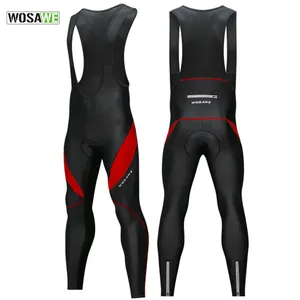 Зимние флисовые мужские велосипедные штаны с нагрудником, теплые светоотражающие велосипедные трико для горного велосипеда, штаны для горного велосипеда с 3D гелевыми подкладками