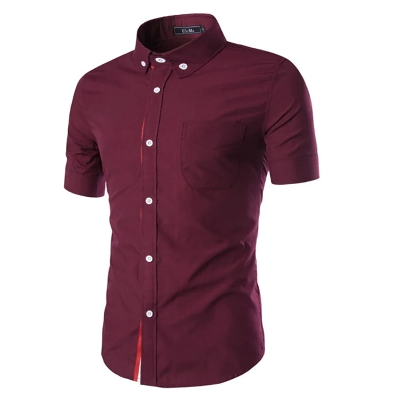 Мужская рубашка с коротким рукавом лето 2021 новые мужские рубашки с коротким рукавом тонкие мужские рубашки для мужчин брендовая одежда чер...