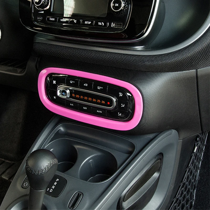 For Smart Fortwo Forfour 453 Car Air conditioning Switch Panel Decorative Cover car accessories interior styling Modification | Автомобили