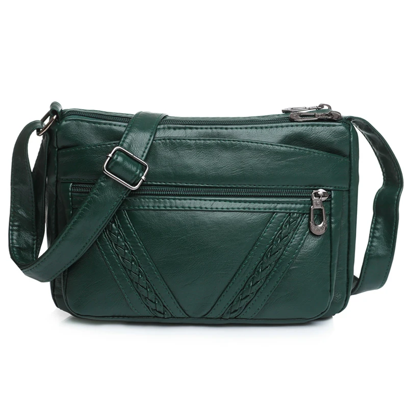 Annmouler Brand Design Women Shoulder Bag Pu Leather Crossbody Vintage Women's Soft Pockets Female Bolsa Feminina | Багаж и сумки