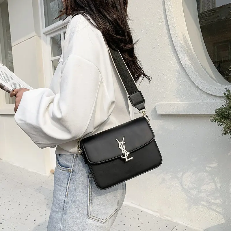 

2021 Casual fashion light luxury one-shoulder messenger printed mini small square bags for women and girls PU
