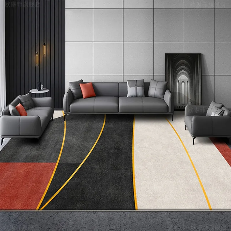 

Large Carpet For Living Room Modern Sofa Tea Table Thick Rug Bedroom Window Bedside Floor Mat Nordic Luxury Child Play Soft Rugs