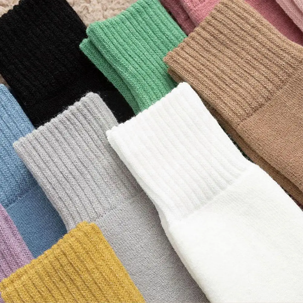 

Women's Tube Socks Socks Autumn And Winter Ins Socks Winter Tube Warm Cotton Long Socks Thick Velvet I4D9