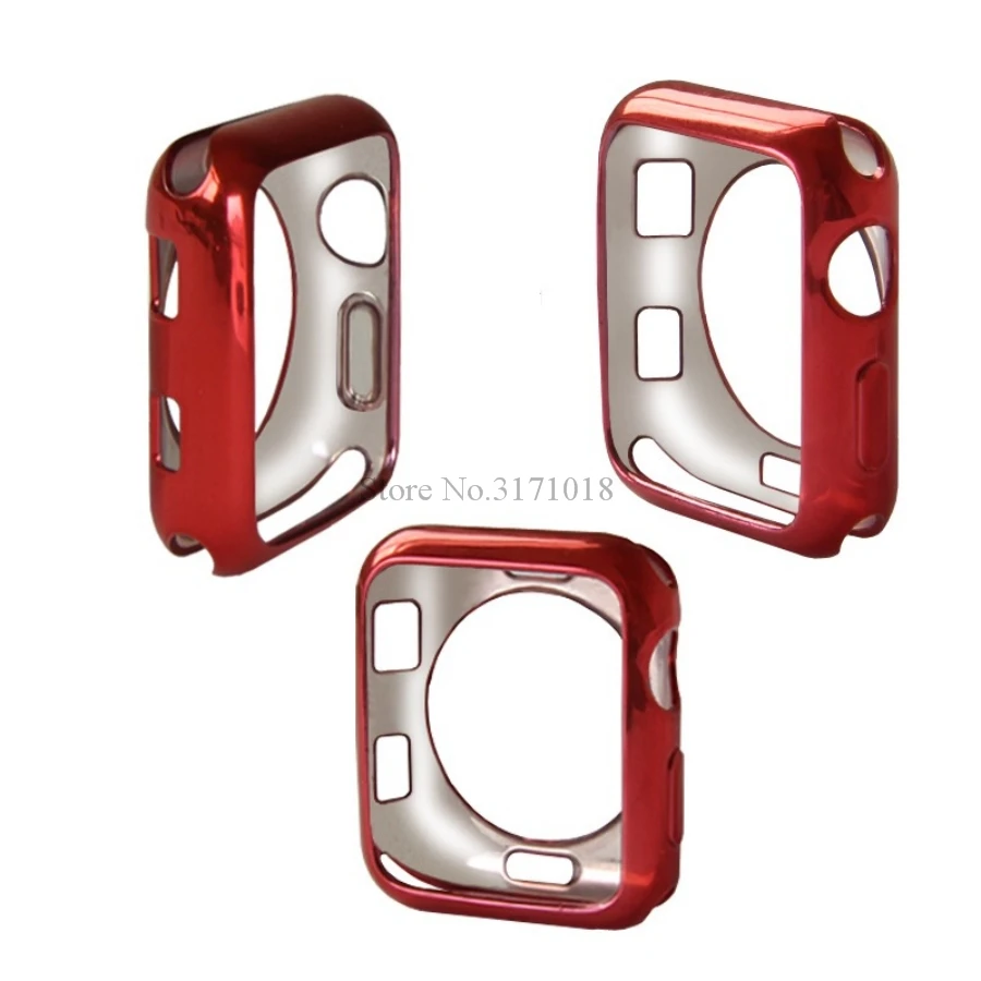 Ультратонкий Мягкий чехол из ТПУ для часов Apple Watch серии 1/2/3/4/5 6 7 40 мм 44 бампер iWatch s