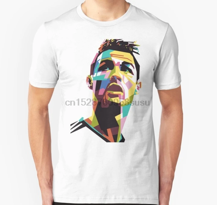 Мужская футболка CR7 art унисекс с принтом Футболки|Мужские футболки| |