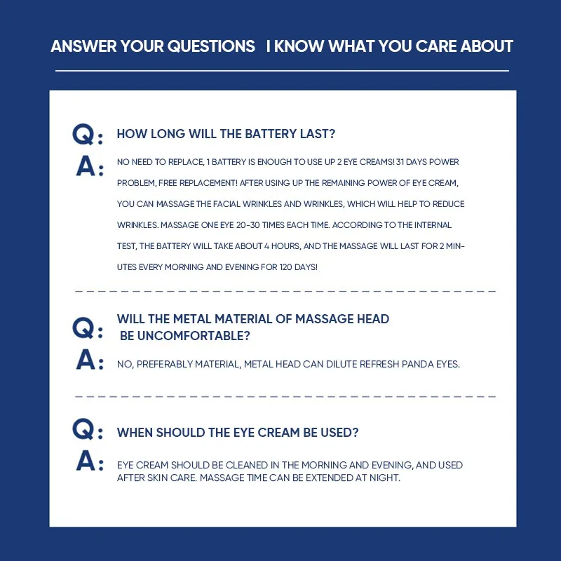 Крем для кожи вокруг глаз с электрической массажной головкой 20 мл | Красота и