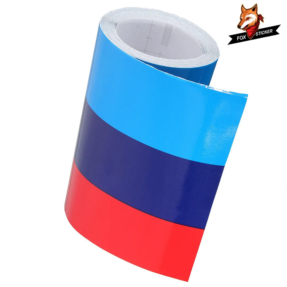 5 м * 15 см ПВХ материал трехцветный водонепроницаемый капот наклейка на крышу s
