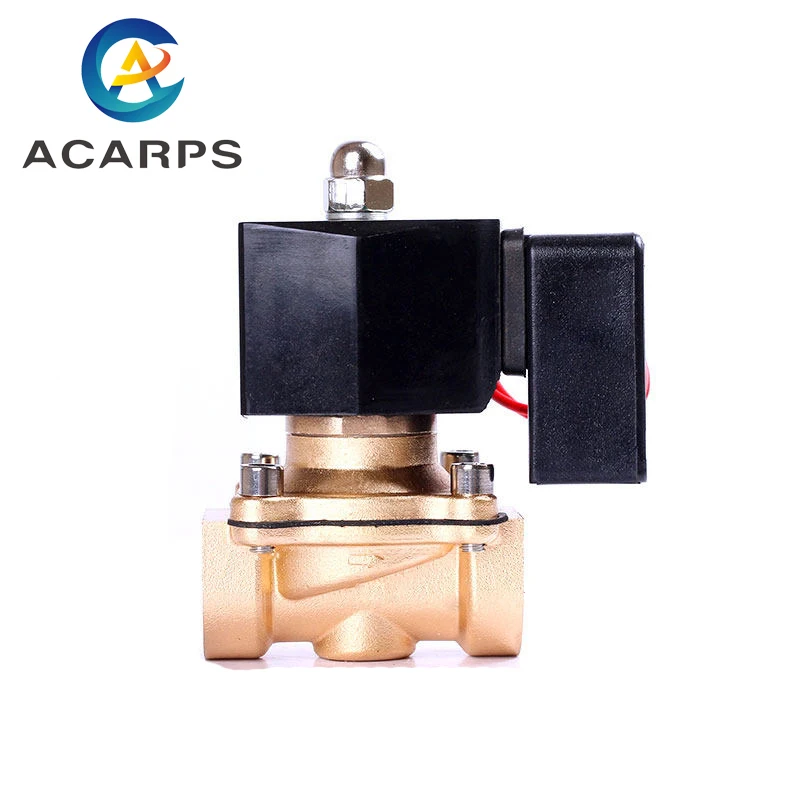 

3/4" Energy Saving Normally Closed Solenoid Valve Brass Switch Valve Water Valve 220V 12V 24 Hours Energize Not Fever