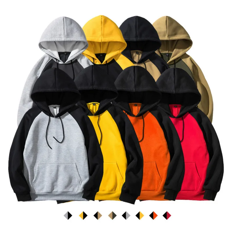 

Streetwear Patchwork Hoodies Men Hip Hop Long Sleeve Slim Fit Casual Hoody 2019 New Mens Hoodies Sweatshirts EU Size