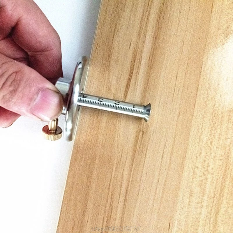 

Stainless Steel Woodworking scribe Marking Gauge Ruler Scriber Carpenter Tool A08 21 Dropshipping