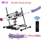 Автоматическая секс-машина для женщин с фаллоимитатором, Мощный вибратор с проводным дистанционным управлением, двойной пульт для любви, мастурбация, 18 интимных игрушек