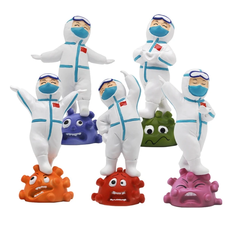 

Creative Doctor Nurse Model Figurine Resin Crafts Statue Home Desktop Ornament M89C