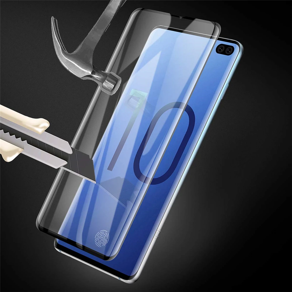 Полностью изогнутая пленка из закаленного стекла для samsung Galaxy S10E S10 Plus Note 10 +