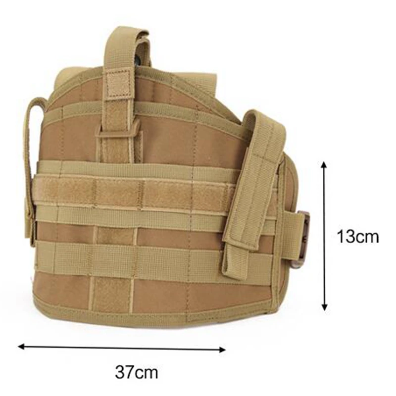

MOLLE Tactical Drop Leg Platform Combination Leg Holster for Paintball Airsoft Pistol Holster Platform with Quick Release Buckle