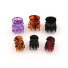 12 шт.компл. небольшой мини-зажимы Мода для девочек Краб коготь волос подарки пластик заколки для волос когти