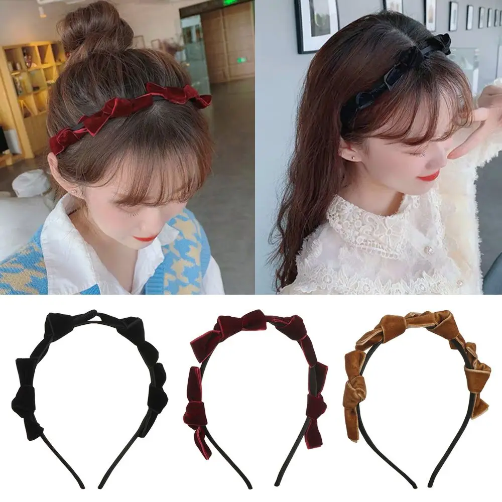 

Women Small Hair Accessories Party Headband Kwali Hair Bands Wide Hairband Hoop Bow Bezel Headwear