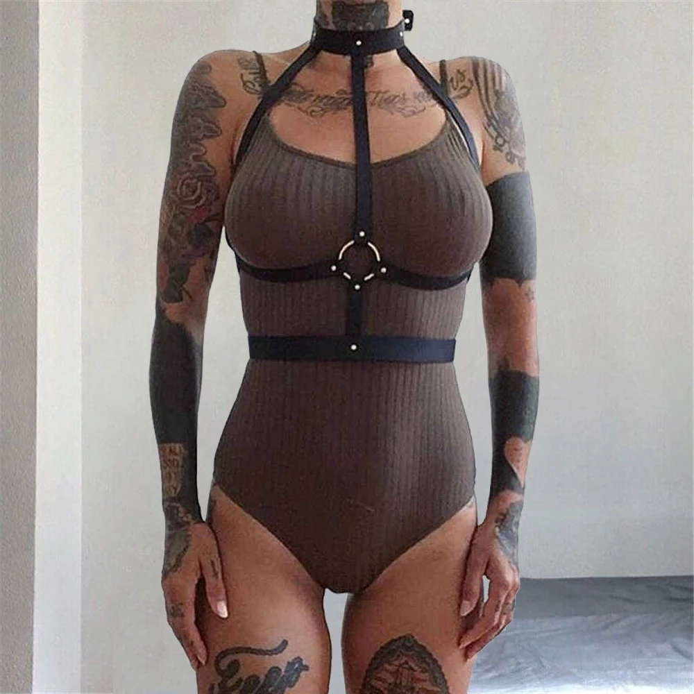 2020 BFFUR панк подвязка пояс Bralette белье в стиле стимпанк стринг сексуальный Жгут