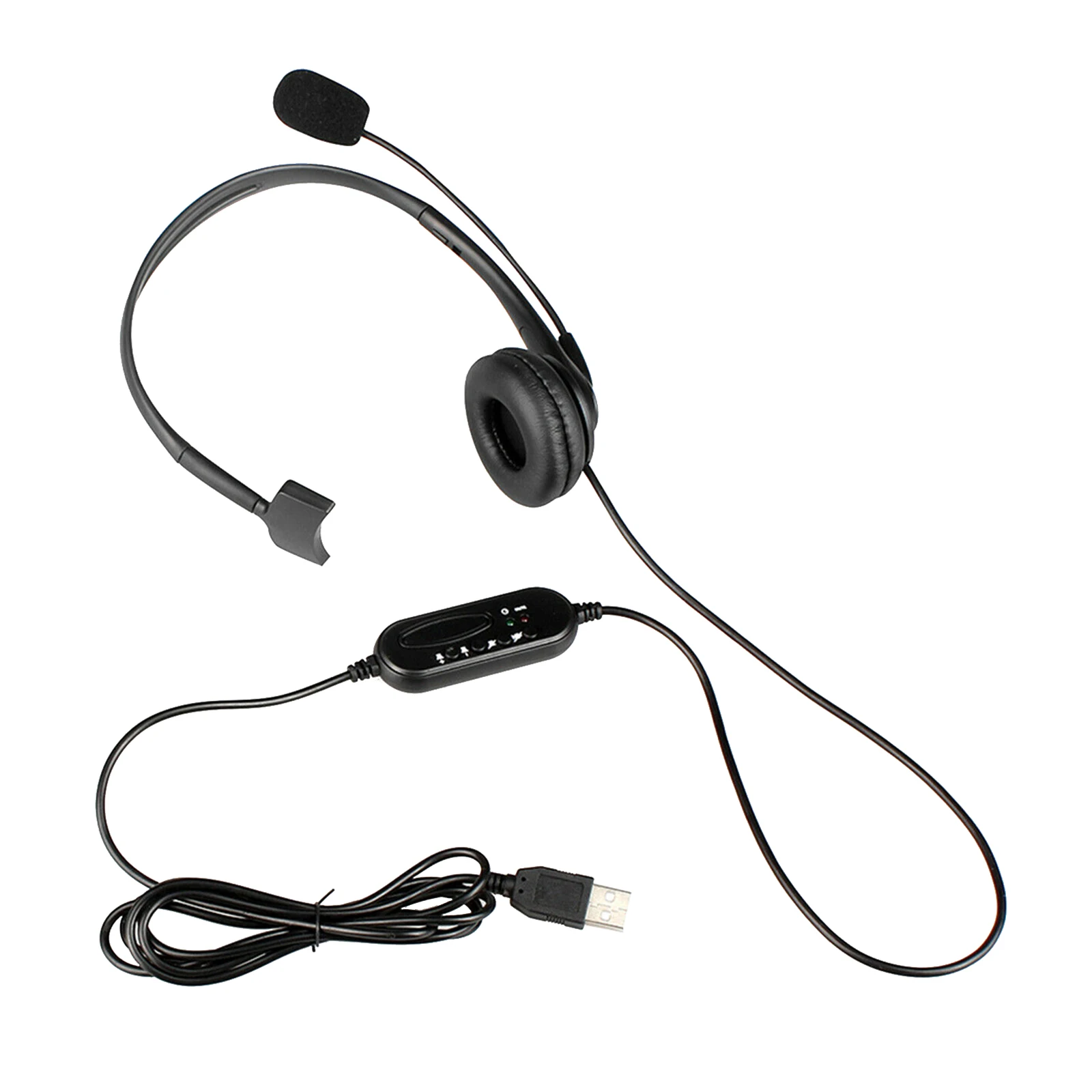 

Headphone with Microphone VOLUME Control for PC LAPTOP Cancellation of The
