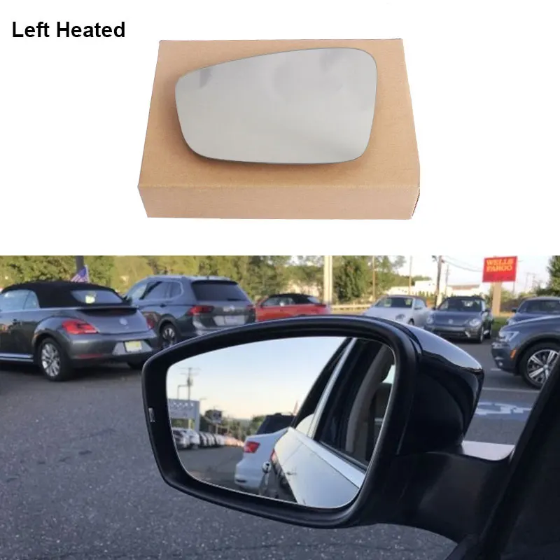 Front Left Right Side Wing Mirror Glass Heated Fit For VW North American Jetta MK6 Basic Edition Not GLI Passat B7 Beetle | Автомобили и
