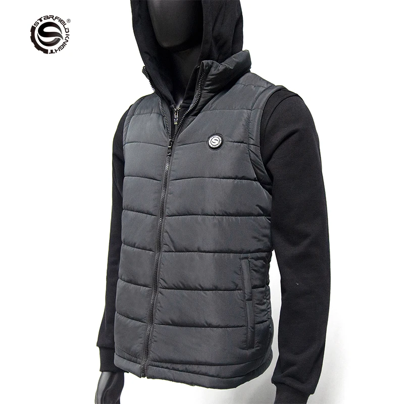 

SFK Интеллектуальный Электрический нагревательный жилет Мужская мотоциклетная куртка для верховой езды уличное теплое ветрозащитное и хол...