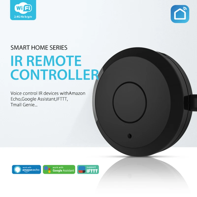 

WiFi-IR Remote IR Control Hub Enabled Infrared Universal Remote Controller For Air Conditioner Tuya Smart Life APP With Alexa