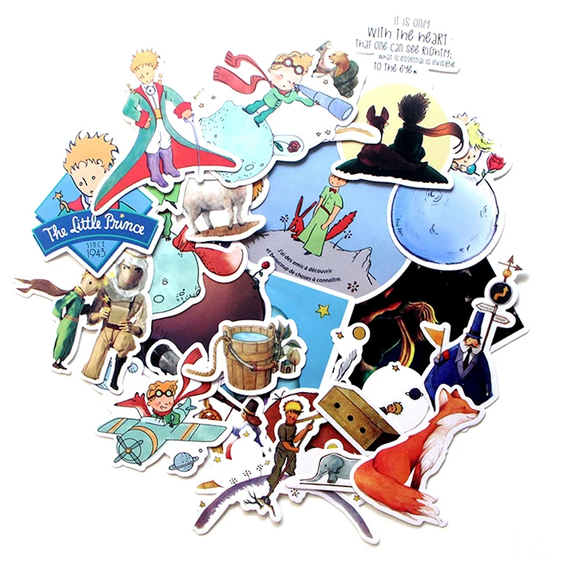 JF870 23 шт./компл. в стиле Маленький принц и с рисунком лисы из мультфильма аниме