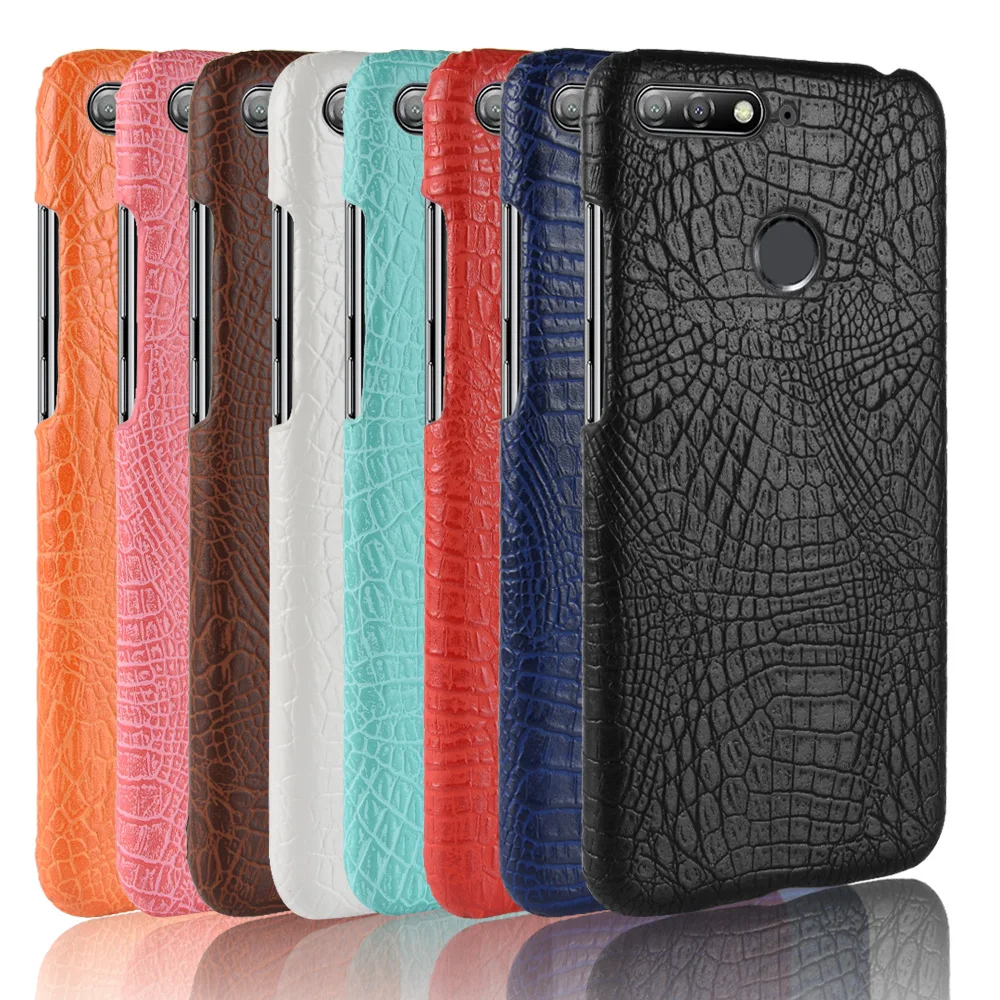 

Case for HUAWEI ENJOY 8E,Protective case, crocodile leather case, drop-proof Case Cover for HUAWEI ENJOY 8E