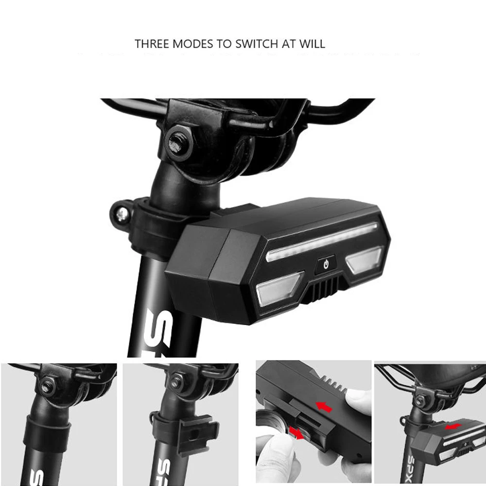 

Wireless Remote Control LED Bicycle Tail Lamp USB Chargings Bicycle Lights Cornering Lamp Bicycle Tail Light Bicycle Light