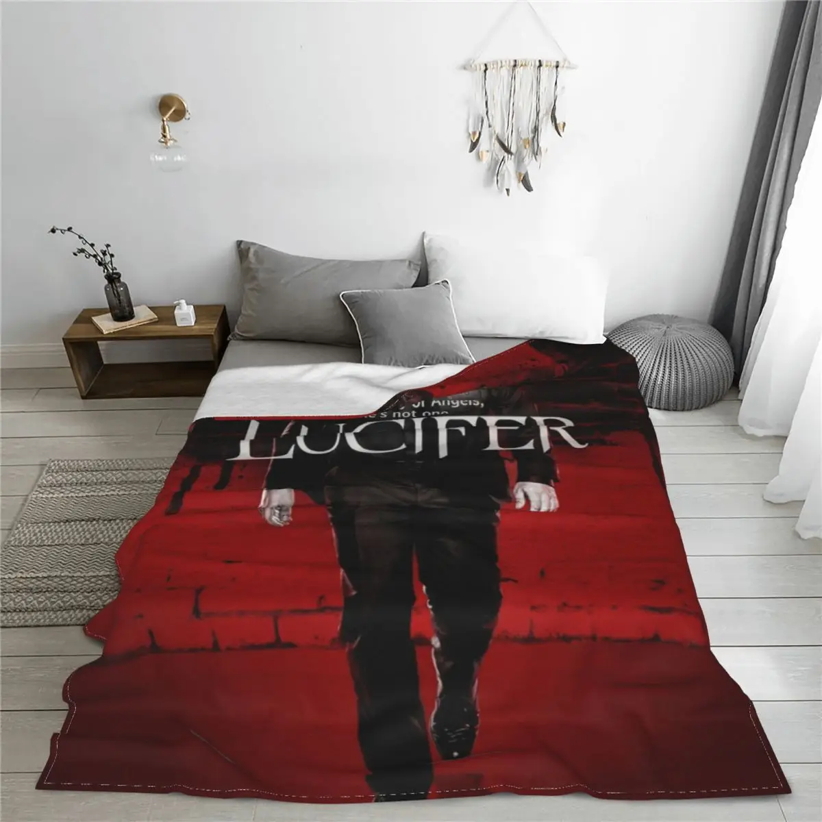 Одеяло Lucifer постер для телешоу флисовое автомобильное одеяло супер мягкое