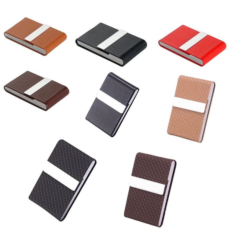 

2 in 1 Leisure Business Card Case Fashion PU Clamshell Cigarette Clamshell Case Pressure-proof and Waterproof