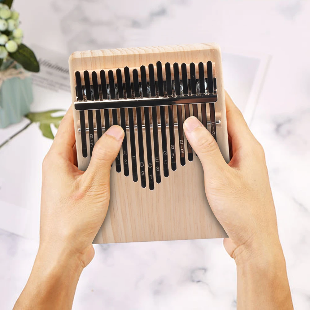 

Пианино Kalimba для начинающих, 17 клавиш, Сосновая древесина Mbira, музыкальные инструменты, пианино Kalimba для детей, детские подарки
