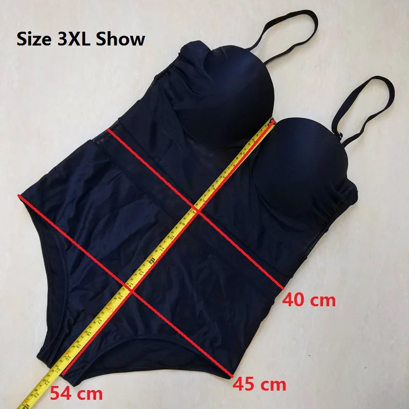 Женский слитный купальный костюм размера плюс большой 2021 сплошной купальник с